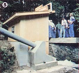 
[5] The practicality of a small hydroelectric plant is much easier to comprehend when you can actually see one in operation. 
